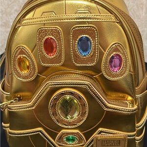 Marvel Gold Backpack with Gem Accents